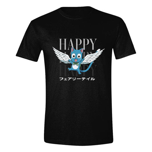 Fairy Tail T-Shirt Happy Happy Happy Size XL T-shirts