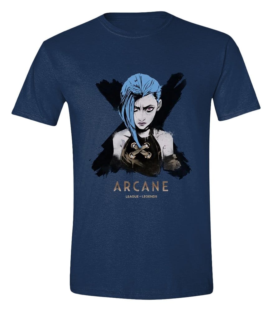 Arcane T-Shirt Jinx Portrait Size S
