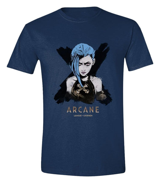 Arcane T-Shirt Jinx Portrait Size L