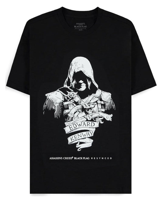 Assassin's Creed T-Shirt Black Flag Resynched Edward Kenway Size M