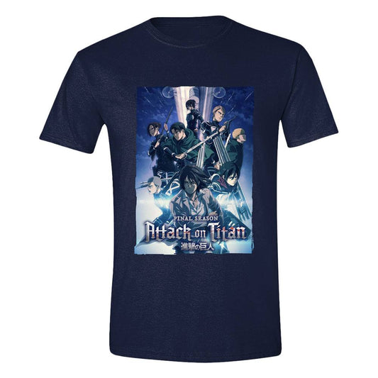 Attack On Titan T-Shirt Season Poster Size L T-shirts