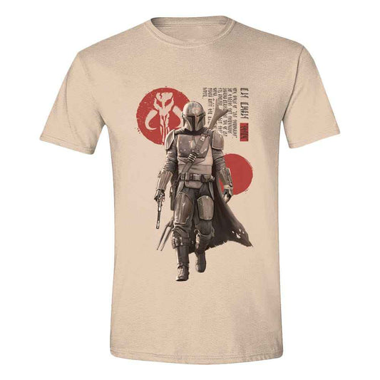 Star Wars The Mandalorian T-Shirt Mandalorian Script Size M