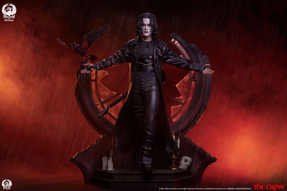 The Crow Epic Series Statue 1/3 Crow Deluxe Edition 66 cm Premium Collectibles Studio