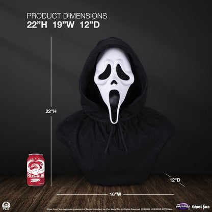 Ghost Face Life-Size Bust 56 cm