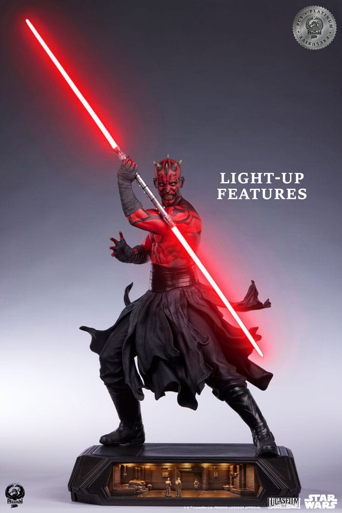 Star Wars Epic Series Statue 1/3 Darth Maul Platinum Exclusive 86 cm Premium Collectibles Studio