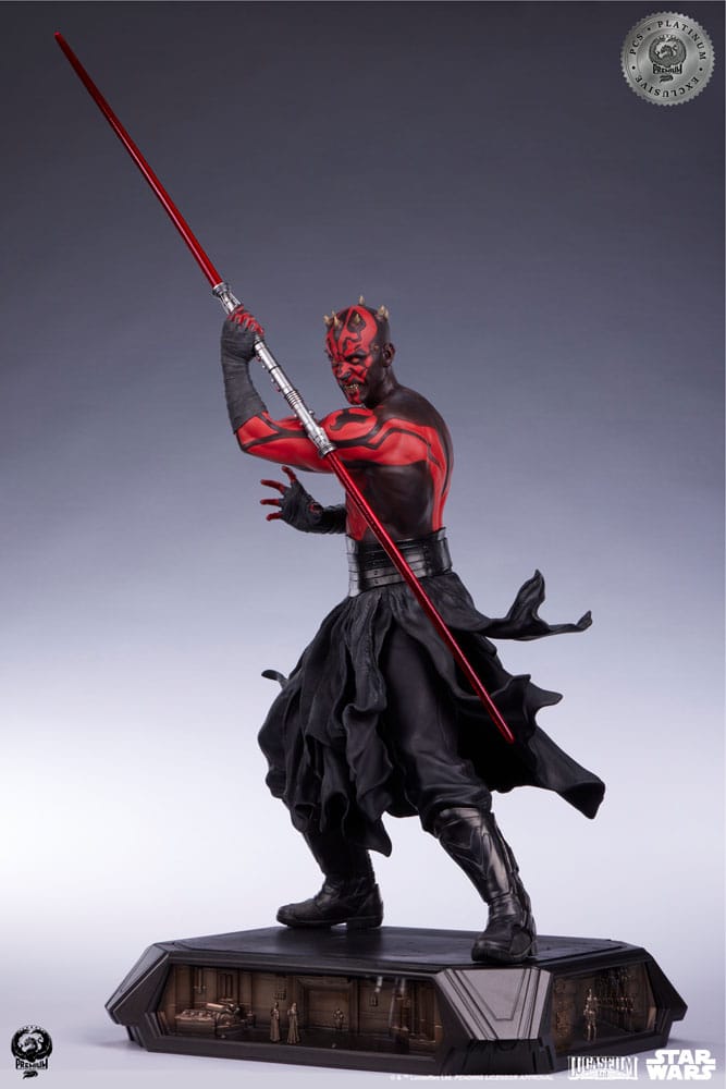Star Wars Epic Series Statue 1/3 Darth Maul Platinum Exclusive 86 cm Premium Collectibles Studio