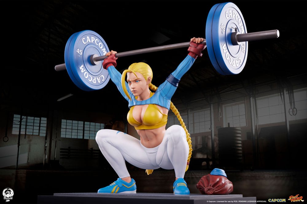 Street Fighter Premier Series Statue 1/4 Cammy: Powerlifting Alpha 41 cm Premium Collectibles Studio