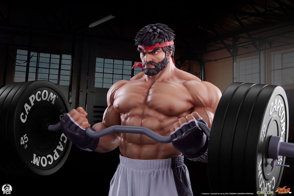 Street Fighter Premier Series Statue 1/4 Ryu Battle Edition: Powerlifting 53 cm Premium Collectibles Studio