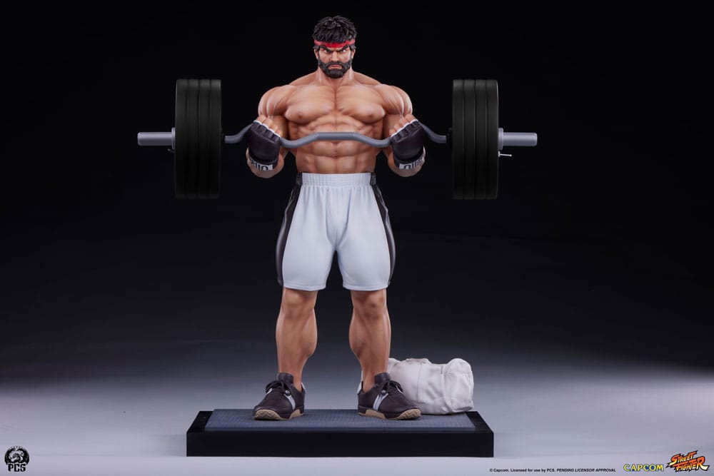 Street Fighter Premier Series Statue 1/4 Ryu Battle Edition: Powerlifting 53 cm Premium Collectibles Studio