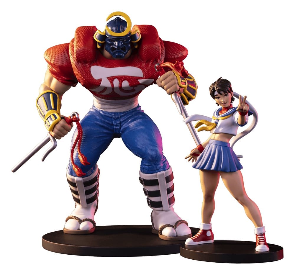 Street Fighter Street Jam Statues 1/10 Sakura & Sodom 22 cm Premium Collectibles Studio