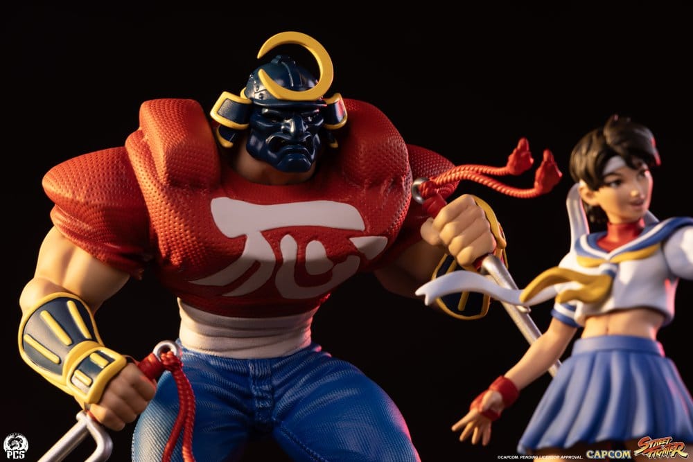 Street Fighter Street Jam Statues 1/10 Sakura & Sodom 22 cm Premium Collectibles Studio