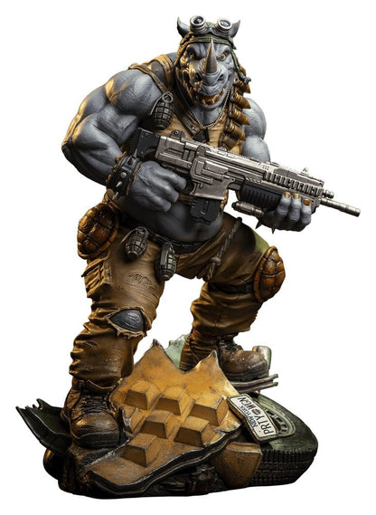 Teenage Mutant Ninja Turtles Legends Statue 1/3 Rocksteady 69 cm Premium Collectibles Studio