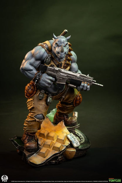 Teenage Mutant Ninja Turtles Legends Statue 1/3 Rocksteady 69 cm Premium Collectibles Studio