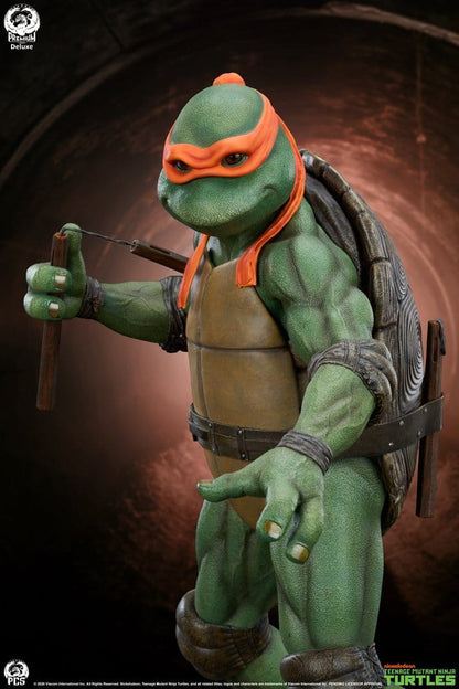 Teenage Mutant Ninja Turtles Statue 1/2 Michelangelo Deluxe Edition 84 cm