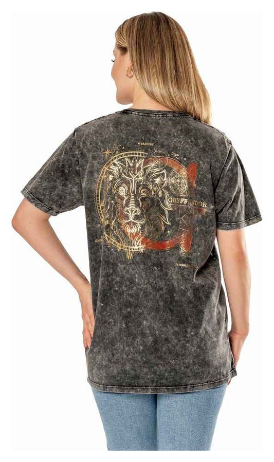 Harry Potter T-Shirt Acid Wash Gryffindor Size XL
