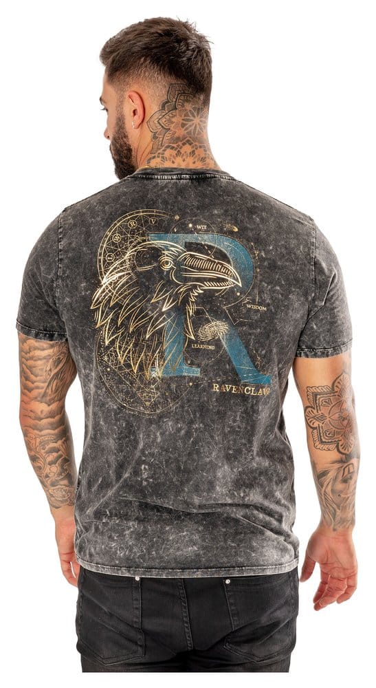 Harry Potter T-Shirt Ravenclaw Acid Wash Size XXL