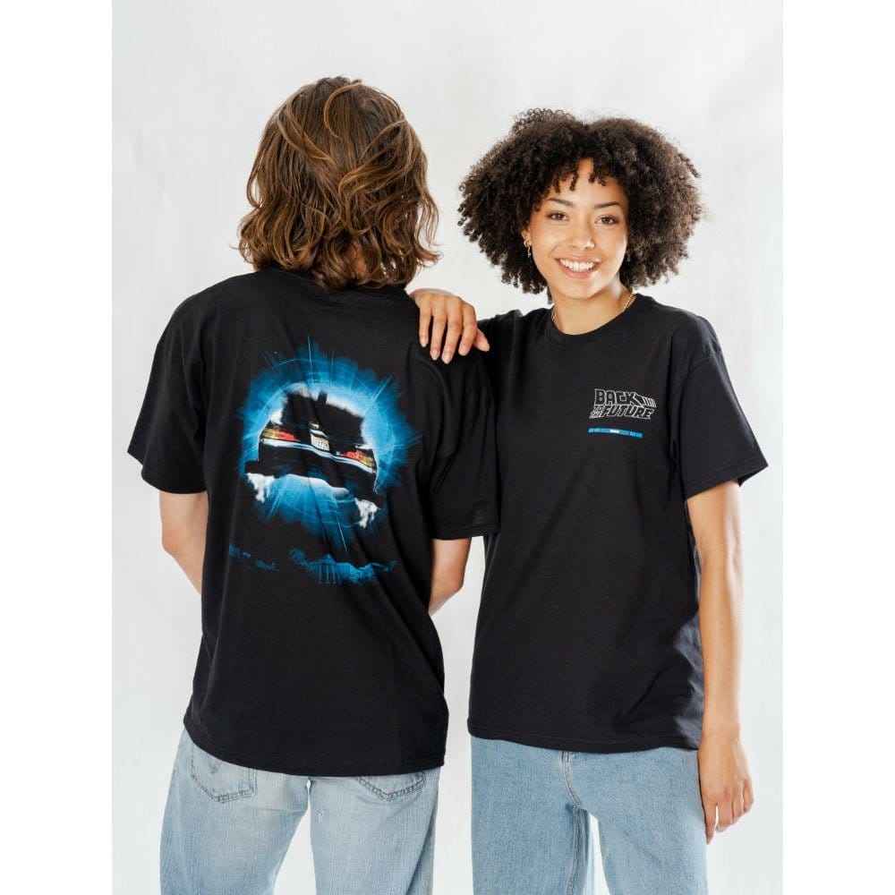 Back to the Future T-Shirt Delorean Reverse Size XL