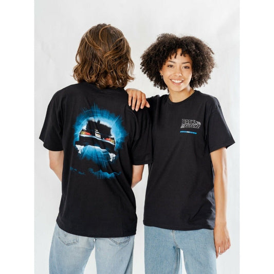 Back to the Future T-Shirt Delorean Reverse Size M
