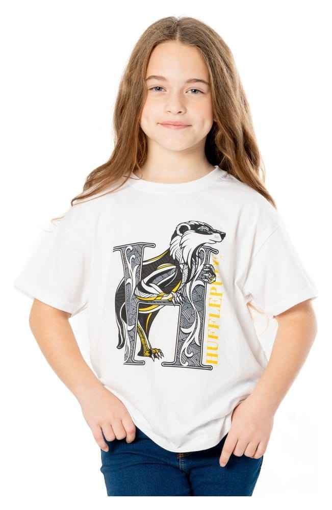Harry Potter Kids T-Shirt Hufflepuff Mosaic Size 5-6