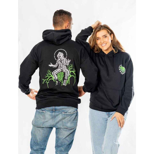 Beetlejuice Hooded Sweater Front Back World Tour Size L
