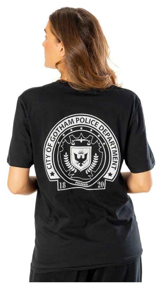Batman T-Shirt Arkham City GCPD Front Back Size XXL