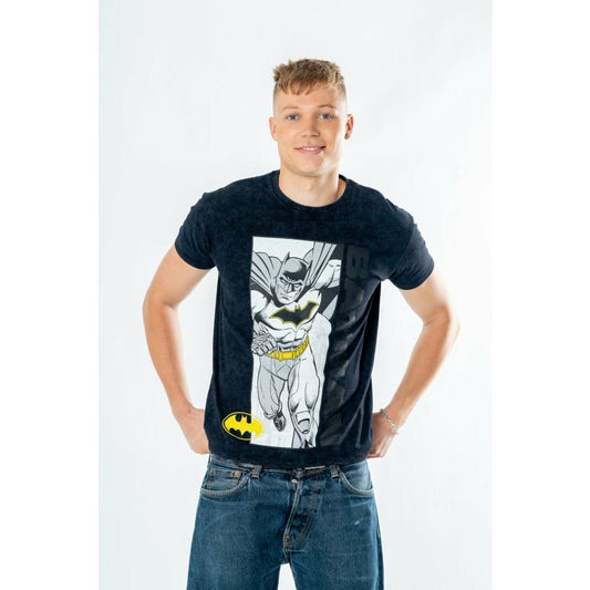 Batman T-Shirt Comic Acid Wash