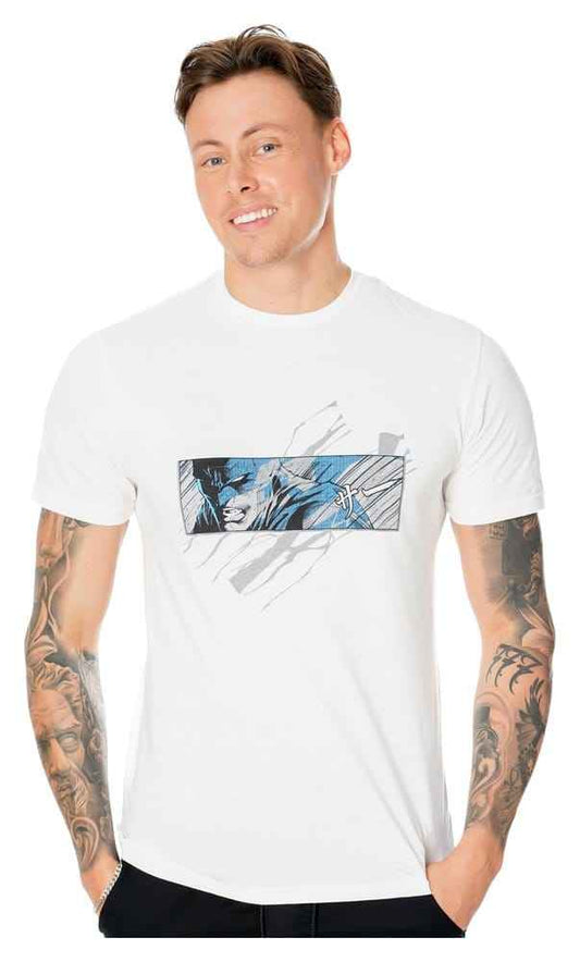 DC Comics T-Shirt Batman Manga Rip Size L