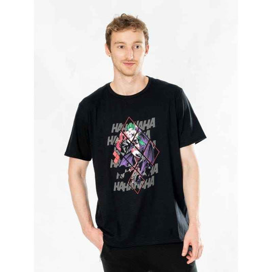 DC Comics T-Shirt Harley Quinn Joker Diamond Size M