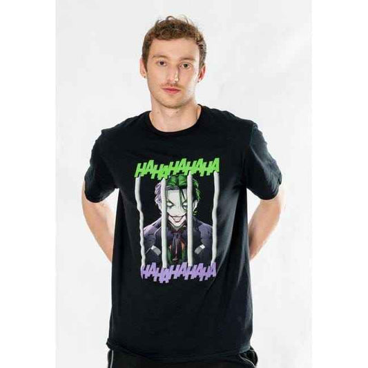 DC Comics T-Shirt The Joker Anime Smile Size L