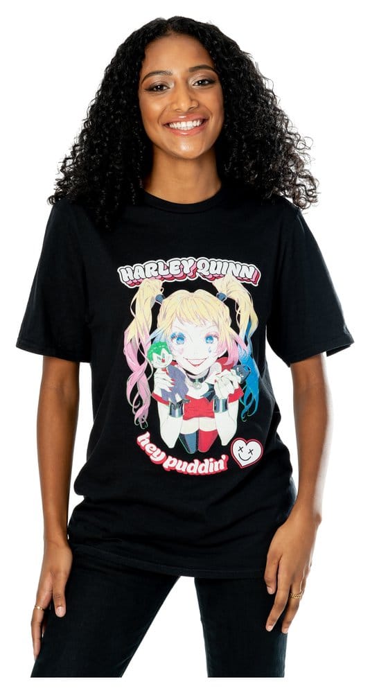 DC T-Shirt Harley Quinn Anime Puddin' CID