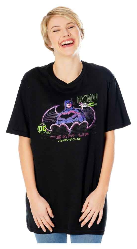 Batman T-Shirt Anime Matrix Grid Size S