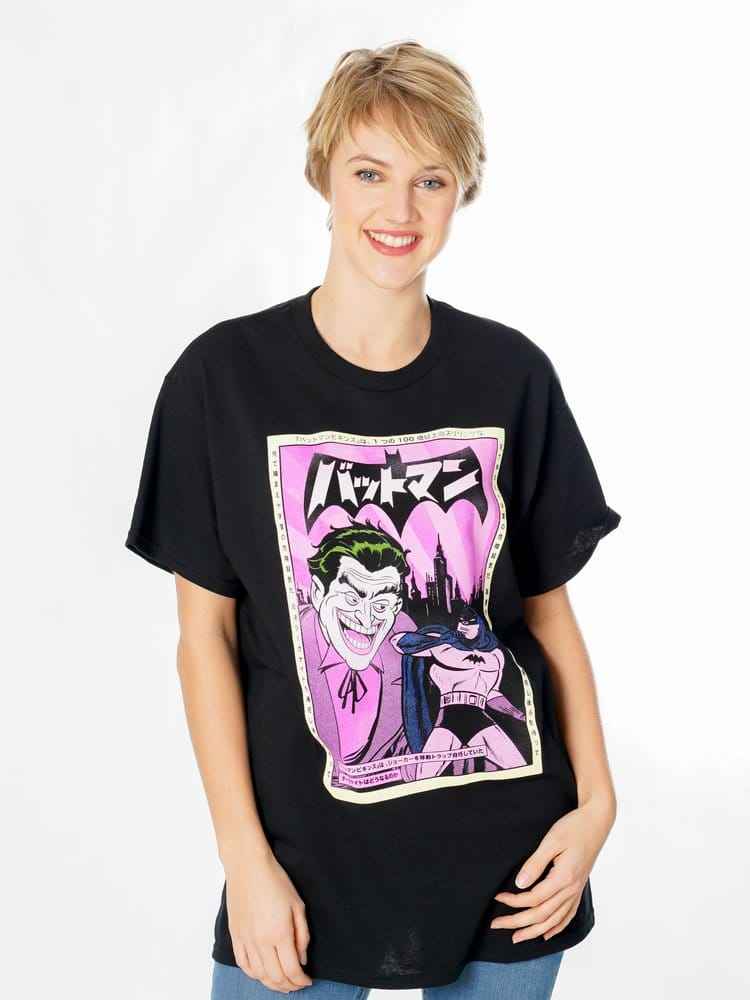 Batman T-Shirt Joker Anime Poster Size XXL