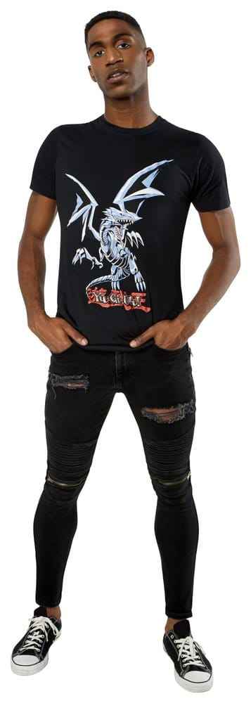 Yu-Gi-Oh! T-Shirt Blue Eyes White Dragon Size M
