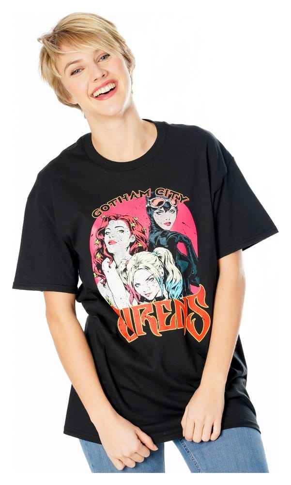 Gotham City Sirens T-Shirt Vintage Poster Size M