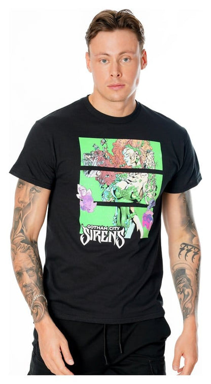 Gotham City Sirens T-Shirt Poison Ivy Sirens Cash Black CID