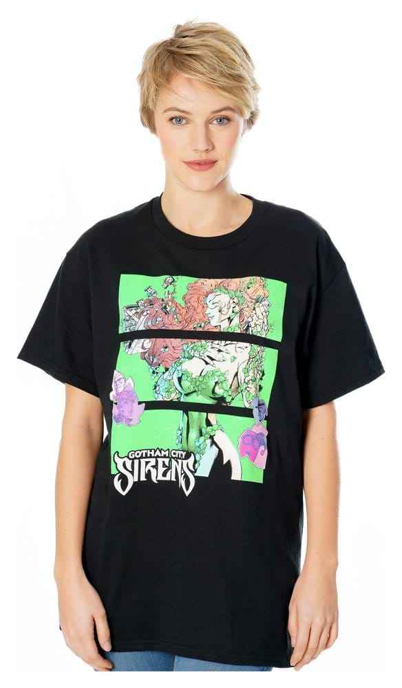 Gotham City Sirens T-Shirt Poison Ivy Sirens Cash Black Size L