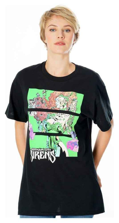 Gotham City Sirens T-Shirt Poison Ivy Sirens Cash Black Size M