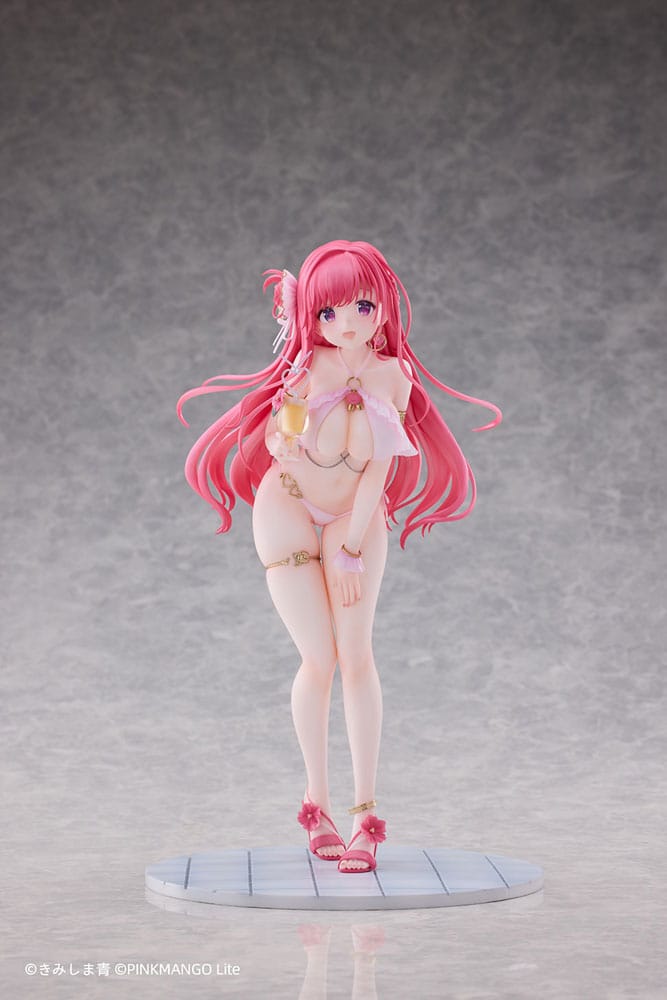 Original Character PVC Statue 1/6 Riko chan illustration by Ao Kimishima 26 cm PinkMango