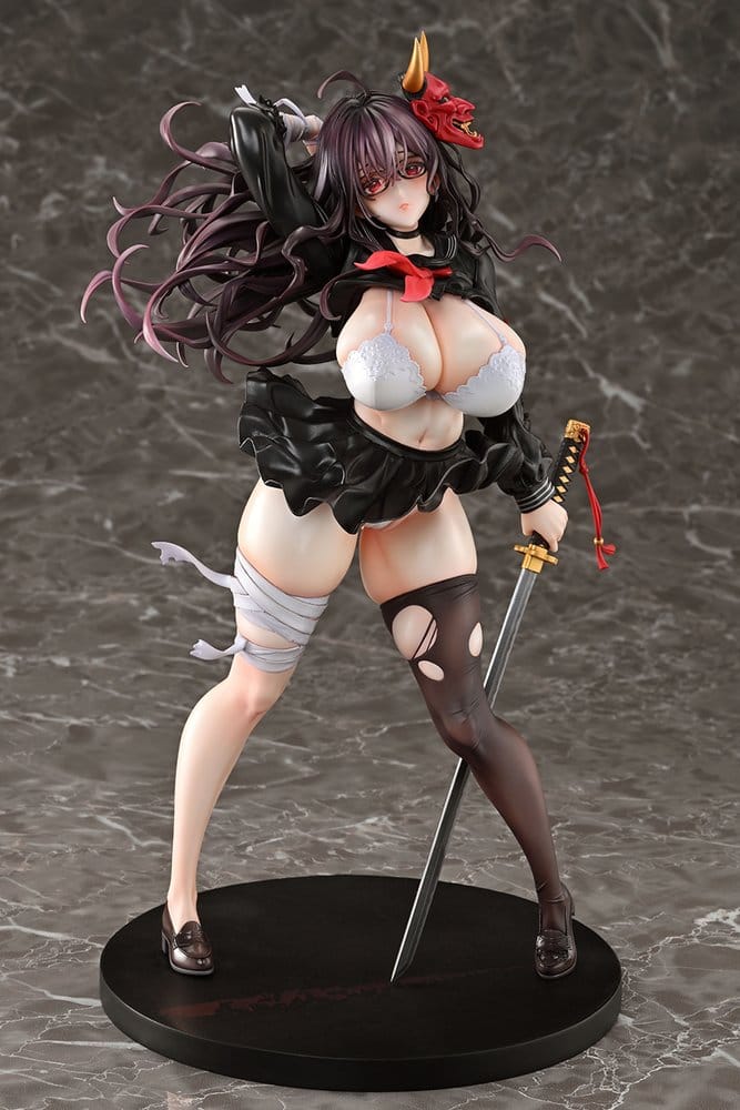 Original Character by Mataro PVC 1/6 Reika Danzaiin Demon Exorcist Student Council President 26 cm Pink Cat