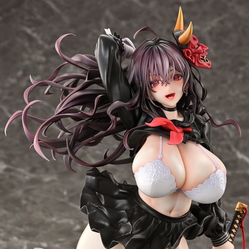 Original Character by Mataro PVC 1/6 Reika Danzaiin Demon Exorcist Student Council President 26 cm Pink Cat