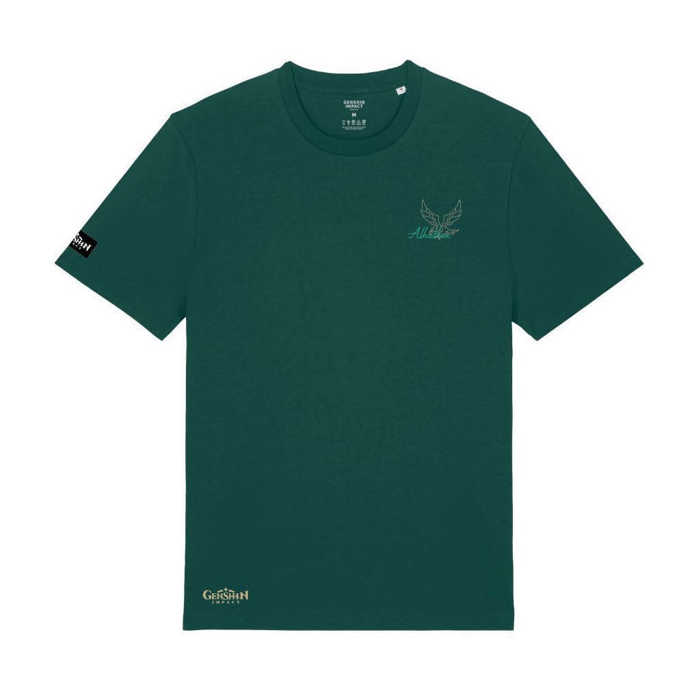 Genshin Impact T-Shirt Alhaitham Green Size XL