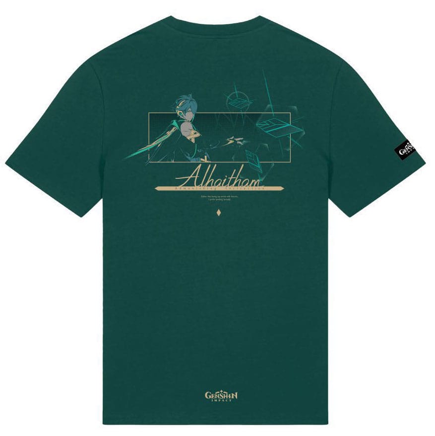 Genshin Impact T-Shirt Alhaitham Green Size M T-shirts