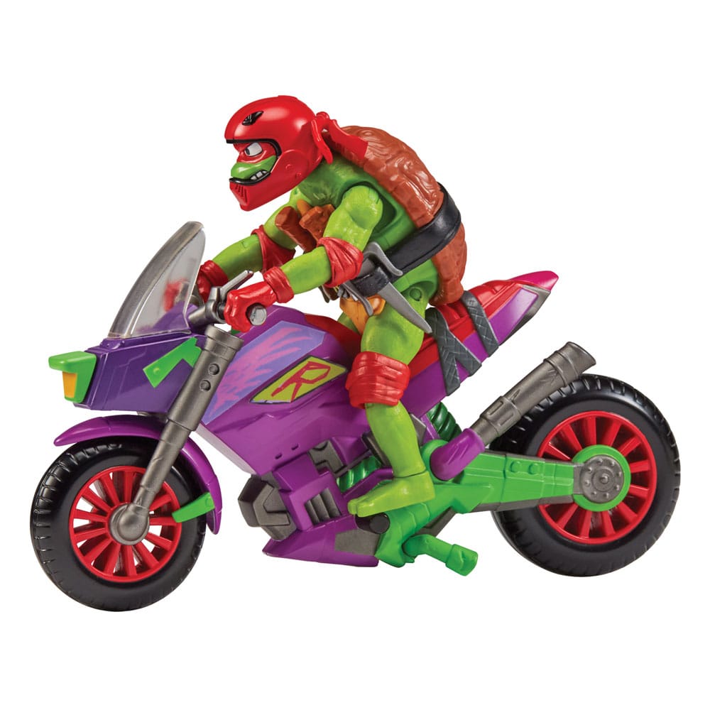Tales of the Teenage Mutant Ninja Turtles Action Figure with Vehicle Raphael & Purple Dragon 12 cm Playmates