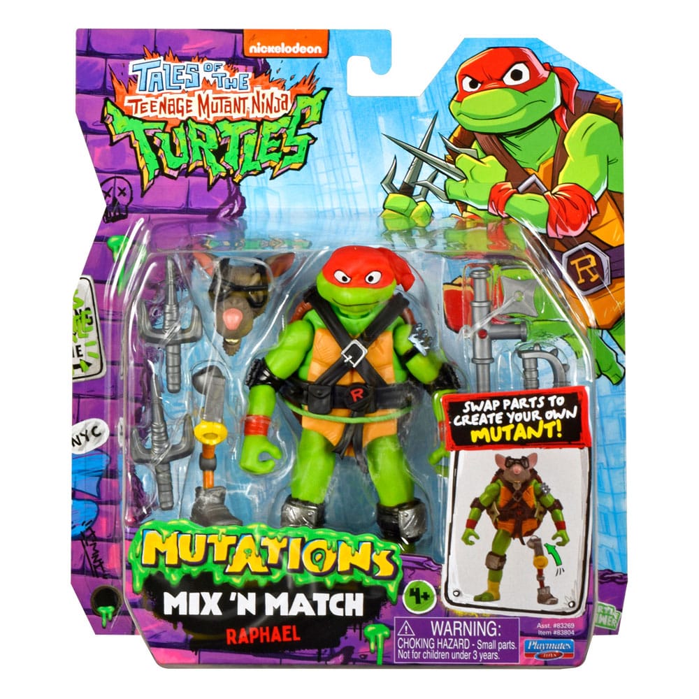 Tales of the Teenage Mutant Ninja Turtles Mix 'n Match Action Figure Raphael 12 cm Playmates