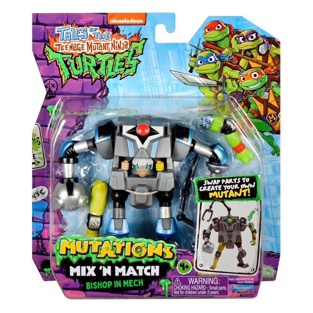 Tales of the Teenage Mutant Ninja Turtles Mix 'n Match Action Figure Mech Suit 12 cm Playmates