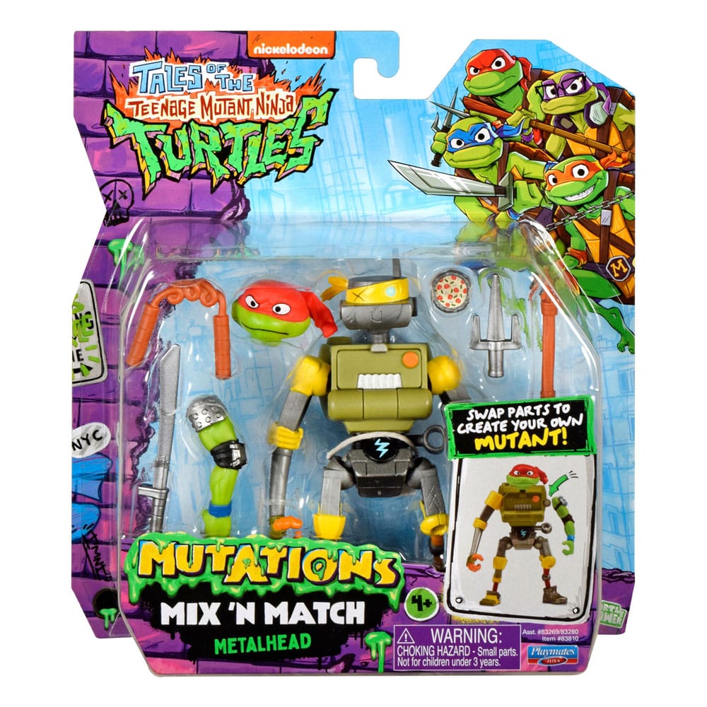 Tales of the Teenage Mutant Ninja Turtles Mix 'n Match Action Figure Metalhead 12 cm Playmates