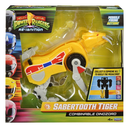 Mighty Morphin Power Rangers Combinable Dinozord Action Figure Sabertooth Tiger 20 cm Playmates
