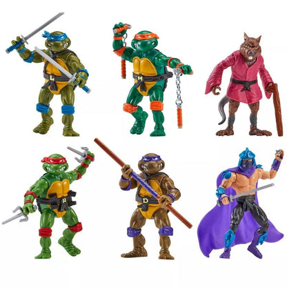 Teenage Mutant Ninja Turtles 6-Pack Action Figures 1988 Remastered - EU Exclusive - FanofThings.co.uk