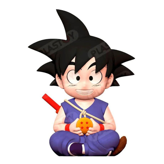 Dragon Ball Money Box Kid Goku blue 17 cm - FanofThings.co.uk