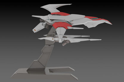 Dariusburst CS Core Plastic Kit 1/144 Legend Silver Hawk 3F-1B Space Fighter 14 cm Plum